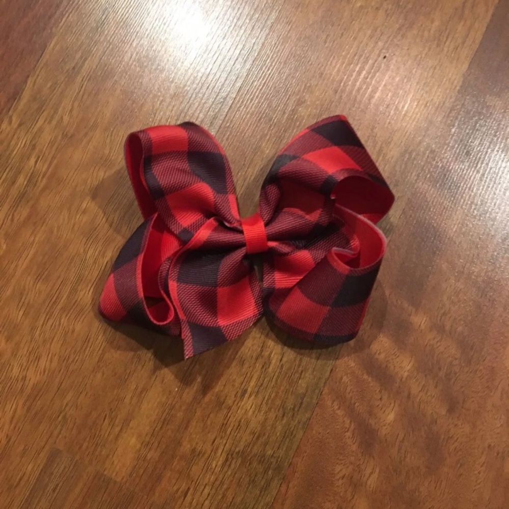5 in. RedBuffalo Plaid Bow